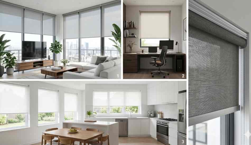 Cómo funcionan las Cortinas Roller Scren