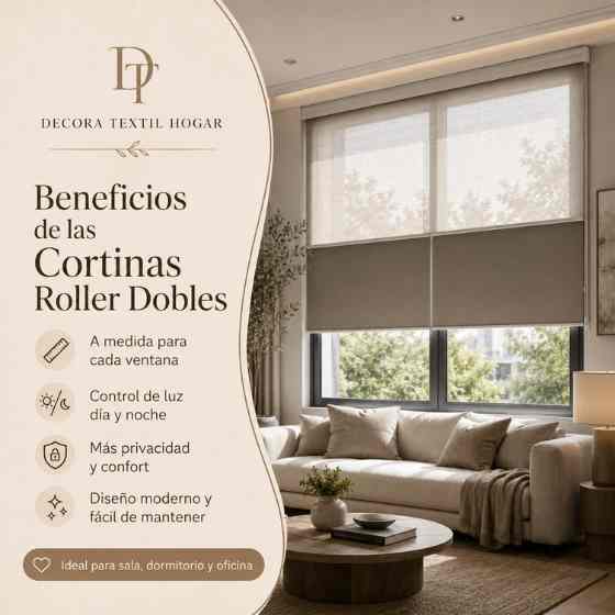 Cortinas Roller Dobles