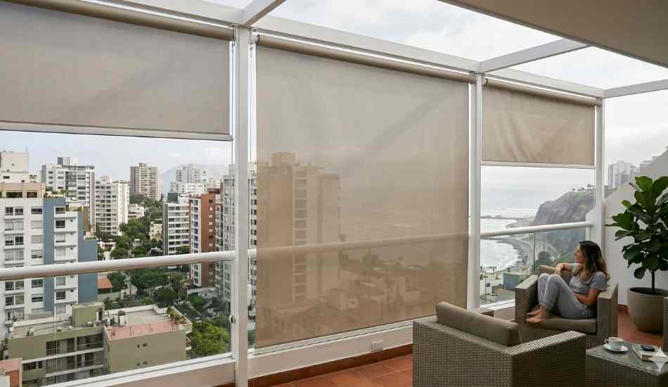 Cortinas Roller Para terraza