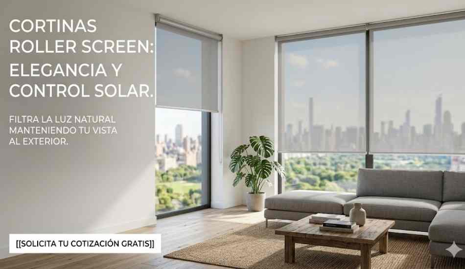 Cortinas roller screen