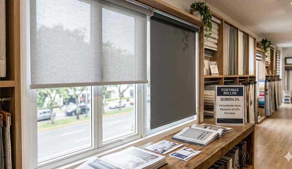 cortinas roller screen precios