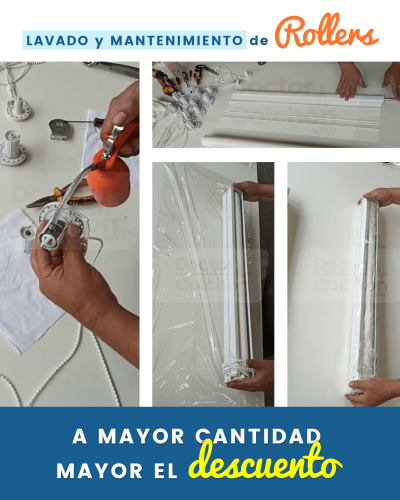 mantenimiento de cortinas roller